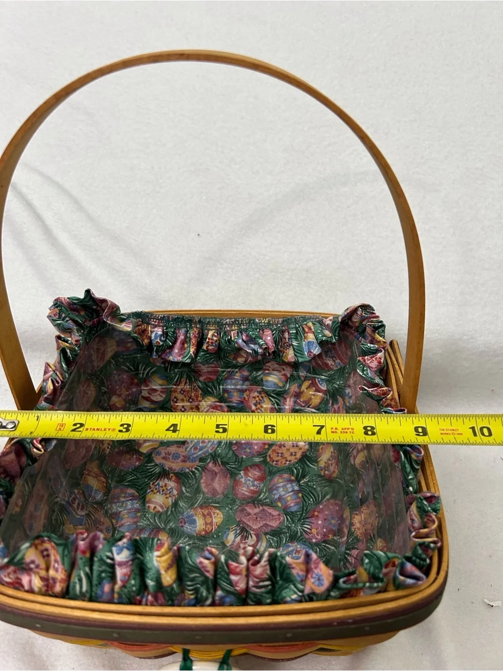 Longaberger 1998 Easter Basket with Liner & Protector